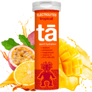 Pastilles D'hydratation Electrolytes tropical trail running | Tā Energy