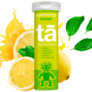 Pastilles D'hydratation Electrolytes citron trail running | Tā Energy