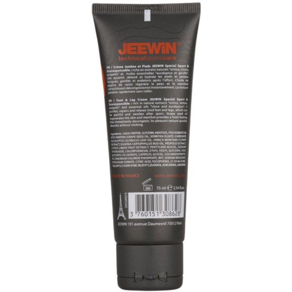 Crème pieds & jambes mentholée | JEEWIN