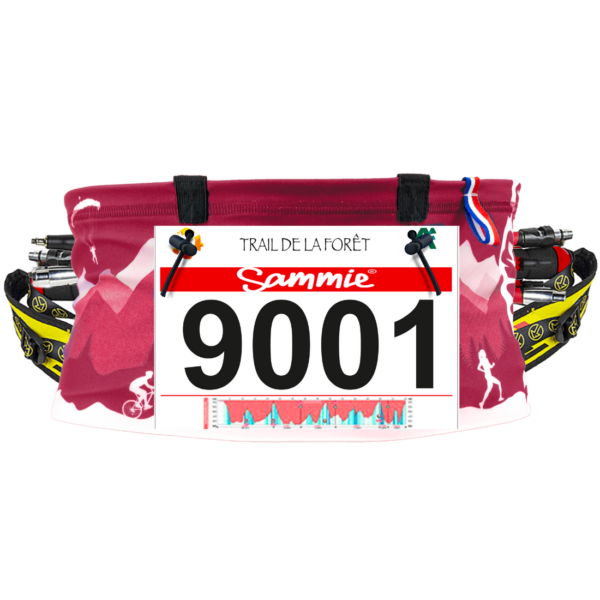 Ceinture trail running Evo Montagne Rose | SAMMIE
