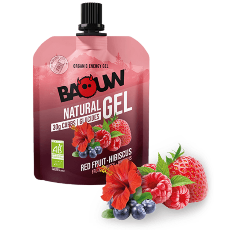 Gel énergétique FRUITS ROUGES - HIBISCUS | Baouw